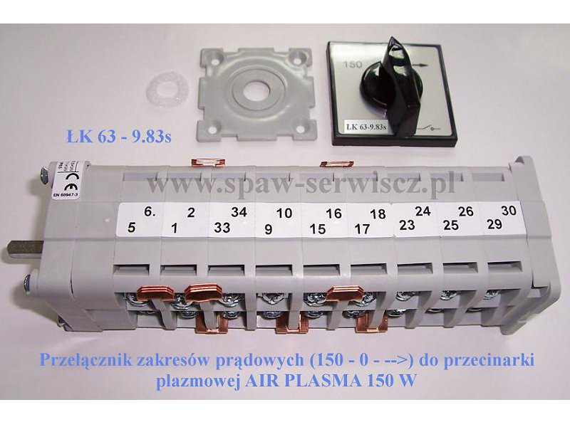 Przecznik K63-9.83s do przecinarki plazmowej AIR PLASMA 150W